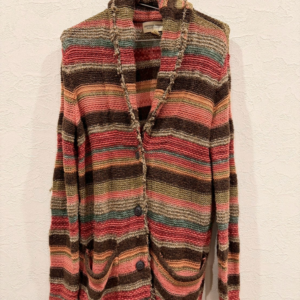 DENIM & SUPPLY RALPH LAUREN ニットカーディガン マルチカラー ローゲージ