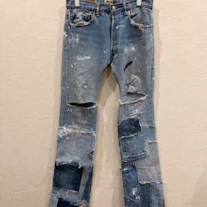 GALLERY DEPT. JESSE J FLAIR リメイクデニム パッチワーク 強ダメージ ペンキ加工
