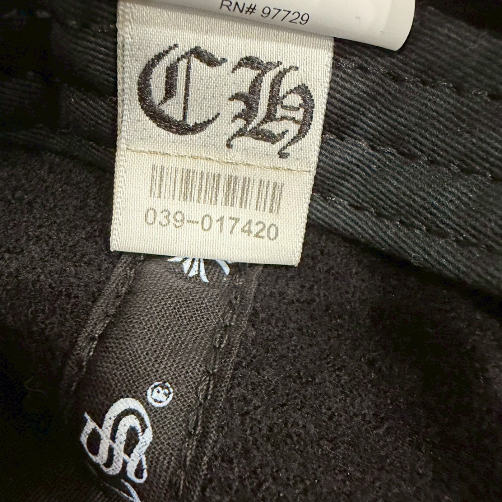 刺繍ロゴ ウールキャップ ブラック コンチョ付き アジャスター仕様 - 画像 (6)