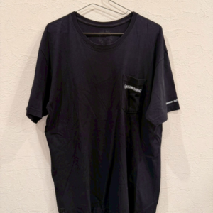 CHROME HEARTS ポケットTシャツ / ブラック / クロススクロールロゴ / 半袖