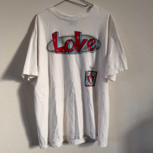 Love フォトプリント Tシャツ / アートデザイン / ホワイト