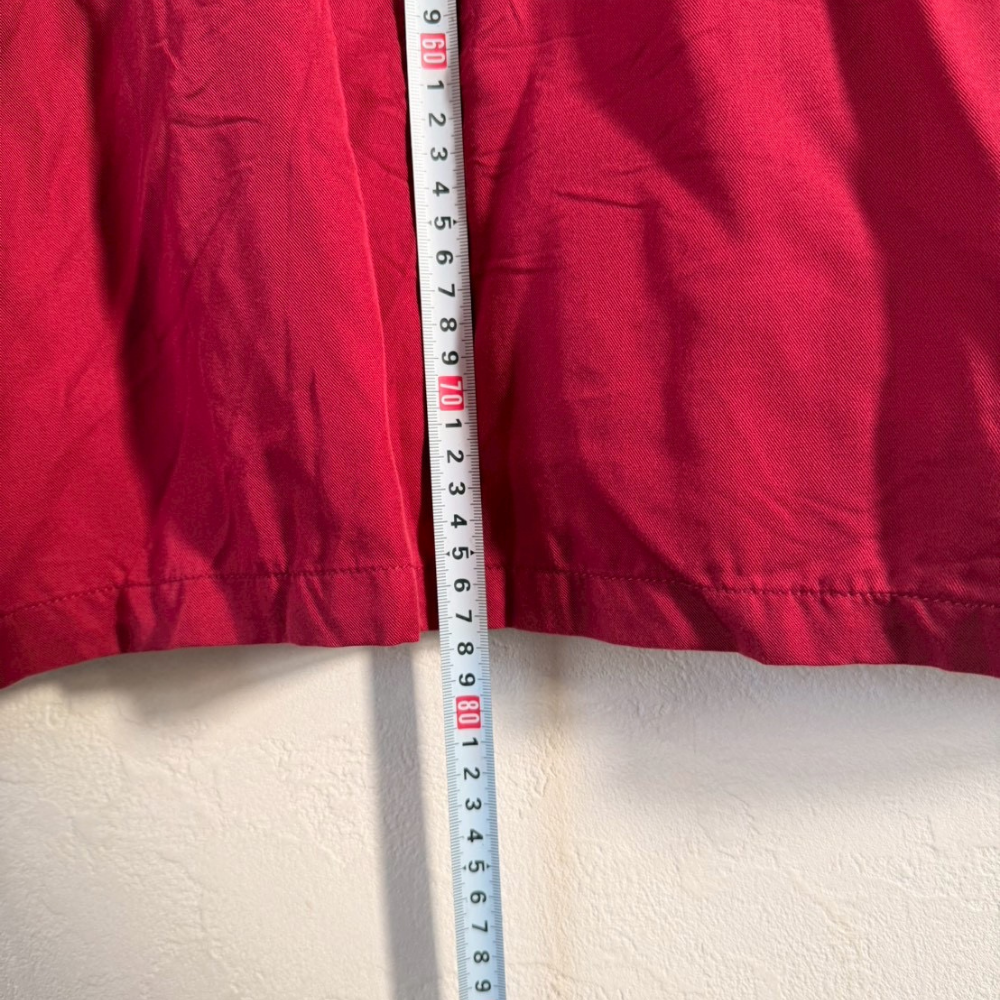 TYPE BLUE 刺繍シャツジャケット “FAR EAST CRUISE” ドラゴン&イーグル柄 レッド M - 画像 (9)